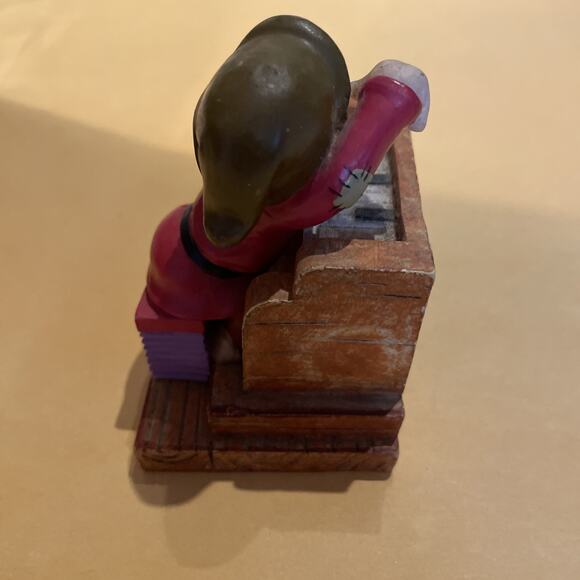 Vintage 65th Anniversary Disney GRUMPY Playing Piano Figurine Enesco 105646 - Picture 5 of 7